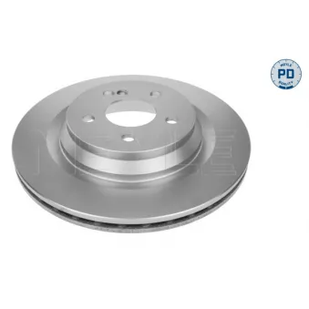 Jeu de 2 disques de frein arrière MEYLE 015 523 0014/PD