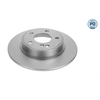 Jeu de 2 disques de frein arrière MEYLE 015 523 0015/PD