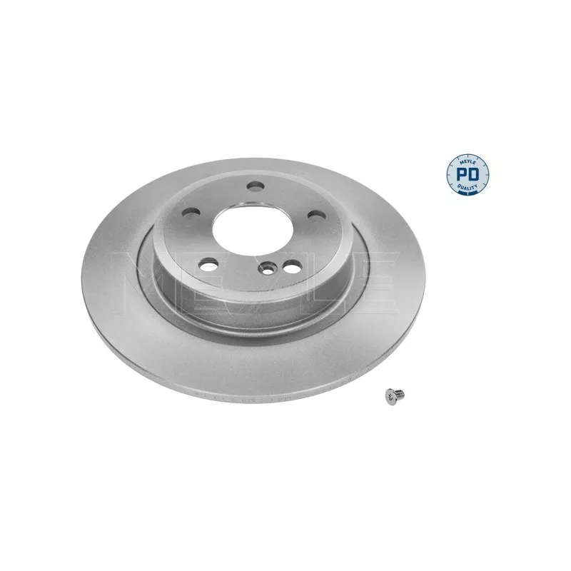 Jeu de 2 disques de frein arrière MEYLE 015 523 0016/PD