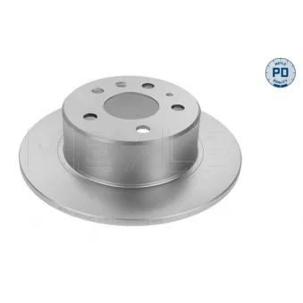 Jeu de 2 disques de frein arrière MEYLE 015 523 0018/PD