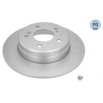 Jeu de 2 disques de frein arrière MEYLE 015 523 0021/PD