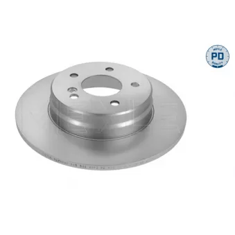 Jeu de 2 disques de frein arrière MEYLE 015 523 0022/PD