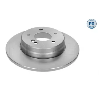 Jeu de 2 disques de frein arrière MEYLE 015 523 0024/PD