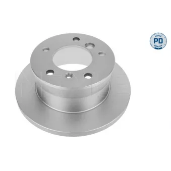 Jeu de 2 disques de frein arrière MEYLE 015 523 0026/PD