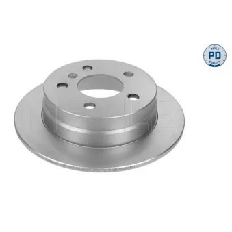 Jeu de 2 disques de frein arrière MEYLE 015 523 0027/PD