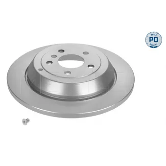 Jeu de 2 disques de frein arrière MEYLE 015 523 0028/PD