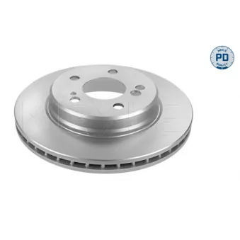 Jeu de 2 disques de frein arrière MEYLE 015 523 0029/PD