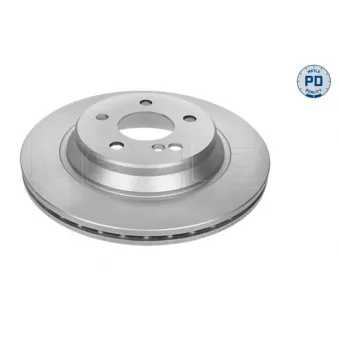 Jeu de 2 disques de frein arrière MEYLE 015 523 0035/PD