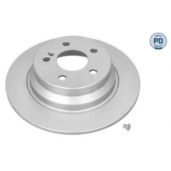 Jeu de 2 disques de frein arrière MEYLE 015 523 0037/PD