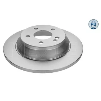 Jeu de 2 disques de frein arrière MEYLE 015 523 0042/PD