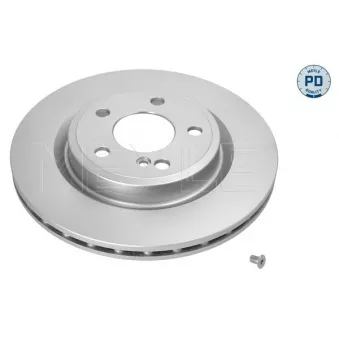 Jeu de 2 disques de frein arrière MEYLE 015 523 0045/PD