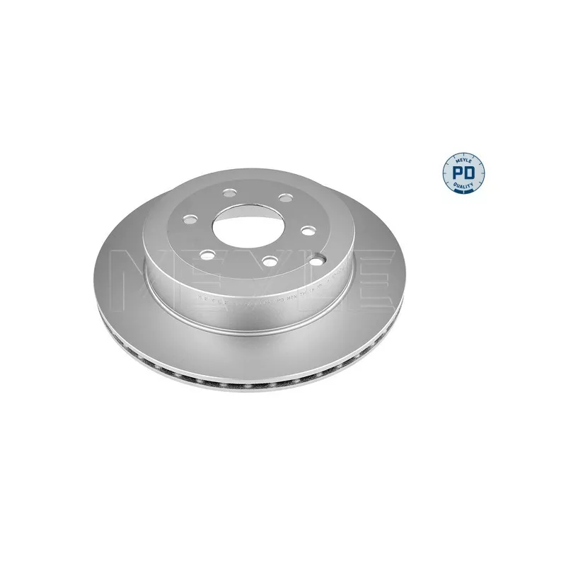 Jeu de 2 disques de frein arrière MEYLE 015 523 0047/PD