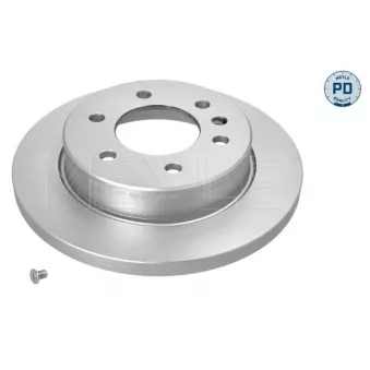 Jeu de 2 disques de frein arrière MEYLE 015 523 1004/PD