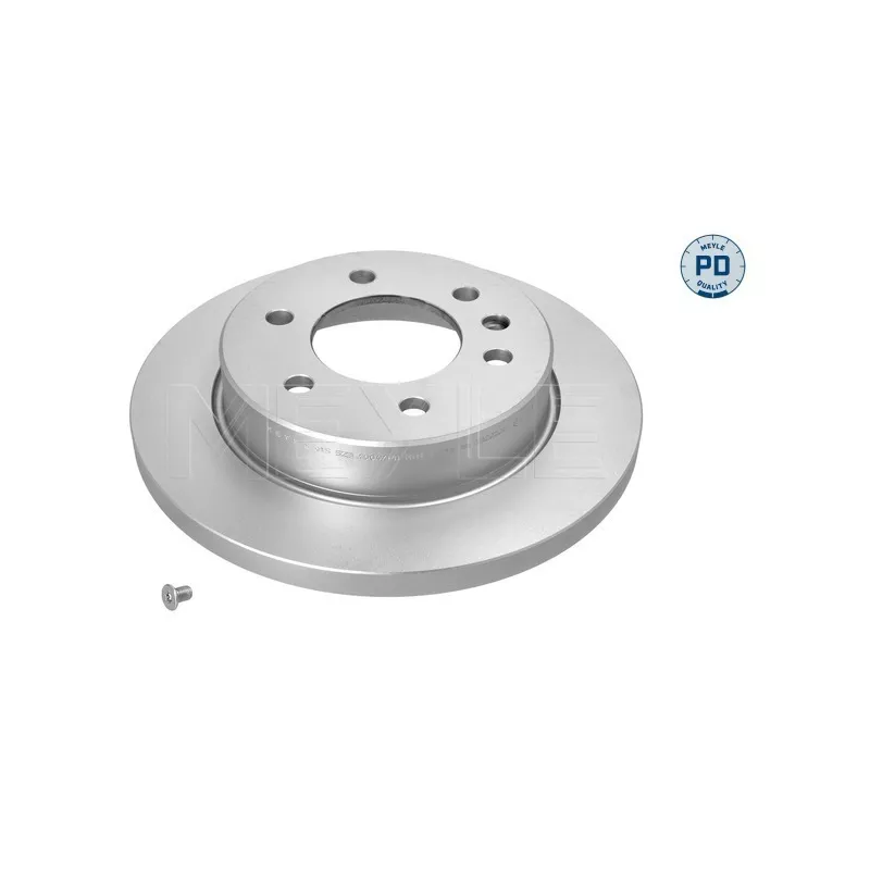 Jeu de 2 disques de frein arrière MEYLE 015 523 1004/PD