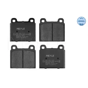 Jeu de 4 plaquettes de frein avant MEYLE 025 200 1115