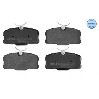 Jeu de 4 plaquettes de frein avant MEYLE 025 207 5118