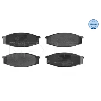 Jeu de 4 plaquettes de frein avant MEYLE 025 208 6316