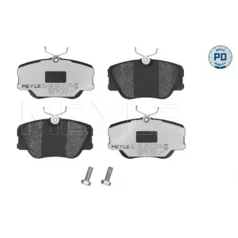 Jeu de 4 plaquettes de frein avant MEYLE 025 209 4119/PD
