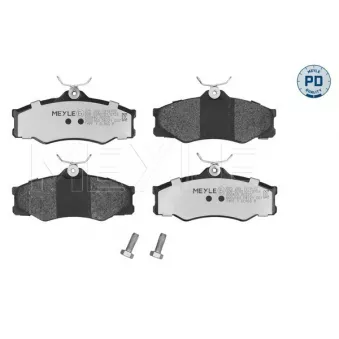 Jeu de 4 plaquettes de frein avant MEYLE 025 209 7919/PD