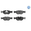 Jeu de 4 plaquettes de frein avant MEYLE 025 211 5419 - Visuel 1