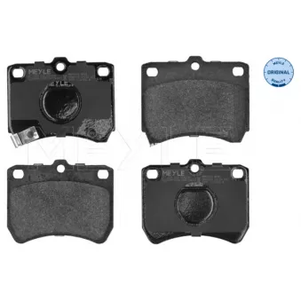 Jeu de 4 plaquettes de frein avant MEYLE 025 213 5514/W