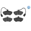 Jeu de 4 plaquettes de frein avant MEYLE 025 213 6619/W - Visuel 1