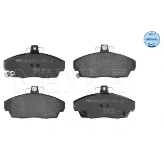 Jeu de 4 plaquettes de frein avant MEYLE 025 215 1518/W