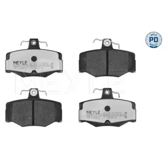 Jeu de 4 plaquettes de frein arrière MEYLE 025 215 4515/PD
