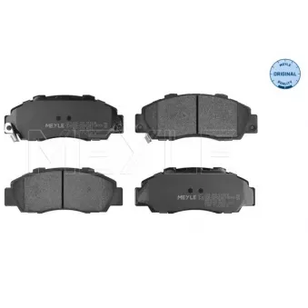 Jeu de 4 plaquettes de frein avant MEYLE 025 216 5118/W