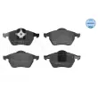 Jeu de 4 plaquettes de frein avant MEYLE 025 218 4819 - Visuel 1
