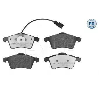 Jeu de 4 plaquettes de frein avant MEYLE 025 218 8519/PD