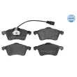 Jeu de 4 plaquettes de frein avant MEYLE 025 218 8519/W - Visuel 1