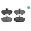 Jeu de 4 plaquettes de frein avant MEYLE 025 219 4516 - Visuel 1