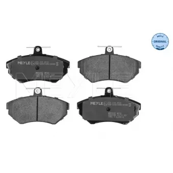 Jeu de 4 plaquettes de frein avant MEYLE 025 219 4516
