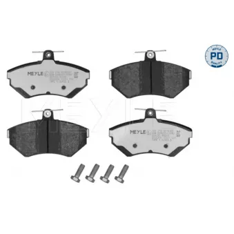 Jeu de 4 plaquettes de frein avant MEYLE 025 219 4516/PD