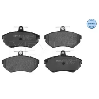Jeu de 4 plaquettes de frein avant MEYLE 025 219 4519