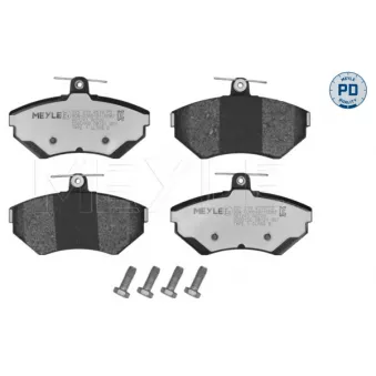 Jeu de 4 plaquettes de frein avant MEYLE 025 219 4519/PD