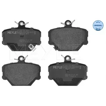 Jeu de 4 plaquettes de frein avant MEYLE 025 219 9915