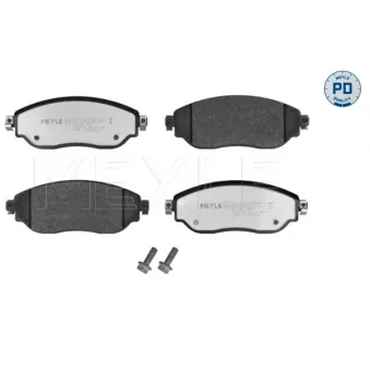 Jeu de 4 plaquettes de frein avant MEYLE 025 220 8718/PD