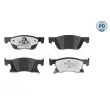 Jeu de 4 plaquettes de frein avant MEYLE 025 223 4220/PD - Visuel 1