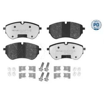 Jeu de 4 plaquettes de frein avant MEYLE 025 226 4420/PD
