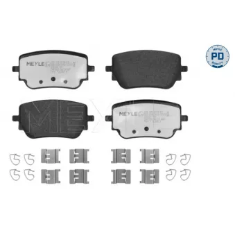 Jeu de 4 plaquettes de frein avant MEYLE 025 229 8718/PD