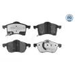 Jeu de 4 plaquettes de frein avant MEYLE 025 230 5719/PD - Visuel 1