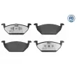 Jeu de 4 plaquettes de frein avant MEYLE 025 231 3019/PD - Visuel 1