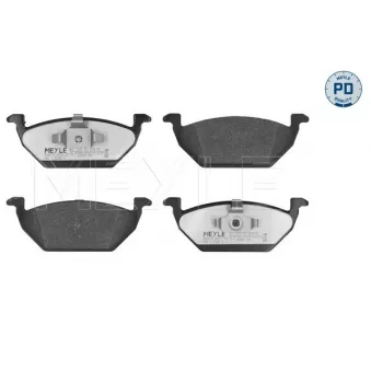 Jeu de 4 plaquettes de frein avant MEYLE 025 231 3019/PD