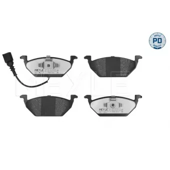 Jeu de 4 plaquettes de frein avant MEYLE 025 231 3119/PD