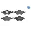 Jeu de 4 plaquettes de frein avant MEYLE 025 232 0217/W - Visuel 1