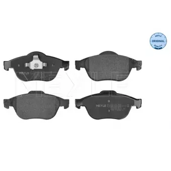 Jeu de 4 plaquettes de frein avant MEYLE 025 232 4518