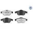 Jeu de 4 plaquettes de frein avant MEYLE 025 232 4518/PD - Visuel 1