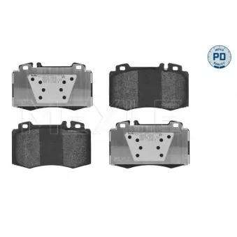 Jeu de 4 plaquettes de frein avant MEYLE 025 232 7117/PD